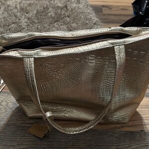 Elegant Gold Embossed Tote Bag